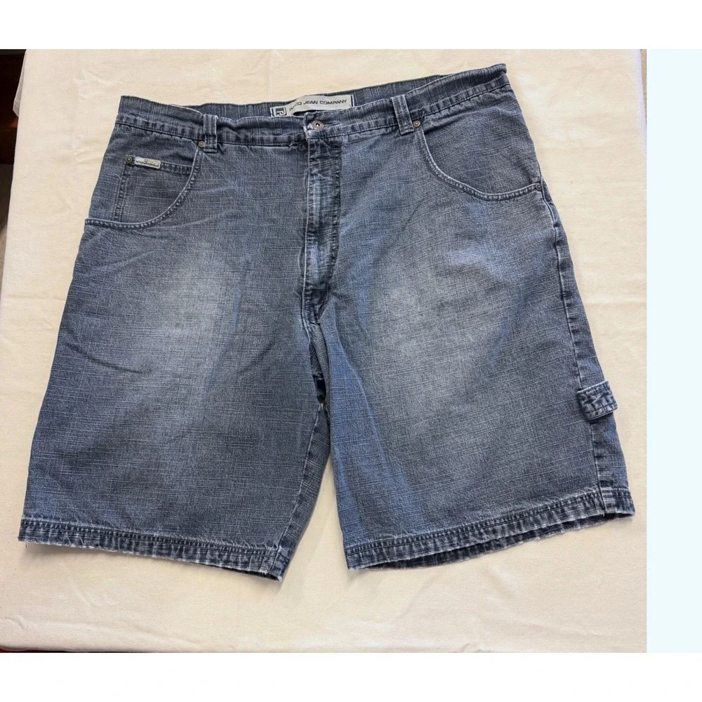 Y2K Paco Jeans Carpenter Grungee 90s Shorts Skater Faded Utility Baggy Mens 44